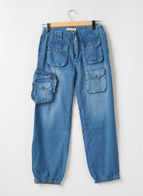 Blugi cu croială dreaptă albastru TEDDY SMITH femeie