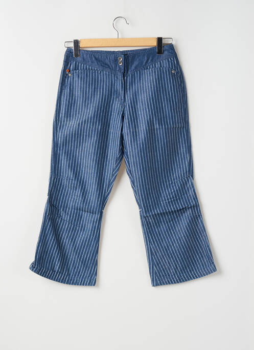 Pantalon trei sferturi buzunare albastru TEDDY SMITH femme