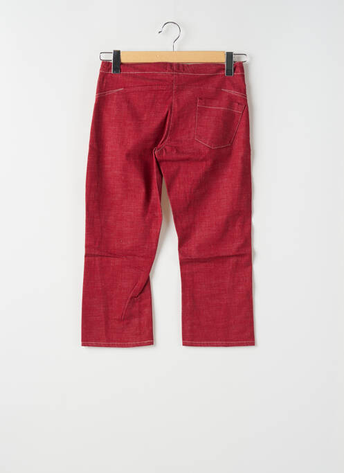 Pantalon trei sferturi roșu TEDDY SMITH femeie