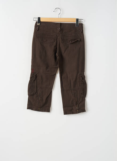Pantalon trei sferturi maro TEDDY SMITH femeie