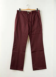 Pantalon chino țesătură poplin mărime normală roșu FREEMAN T.PORTER homme