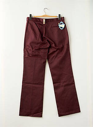 Pantalon chino țesătură poplin mărime normală roșu FREEMAN T.PORTER bărbat