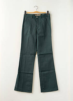Pantalon chino țesătură poplin mărime normală verde FREEMAN T.PORTER bărbat