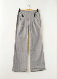 Pantalon chino țesătură poplin mărime normală negru FREEMAN T.PORTER femeie