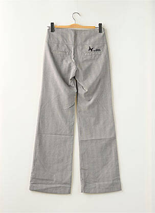 Pantalon chino țesătură poplin mărime normală negru FREEMAN T.PORTER femeie