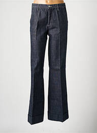Pantalon evazat talie cu cleme talie înaltă albastru FREEMAN T.PORTER femeie