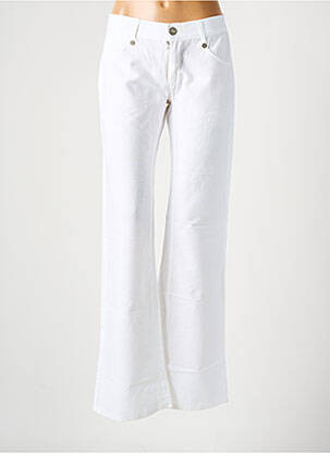 Pantalon evazat alb FREEMAN T.PORTER femeie