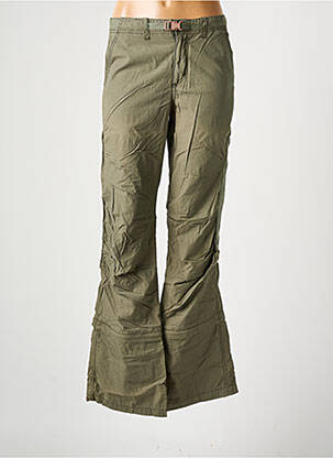 Pantalon evazat talie joasă talie joasă verde FREEMAN T.PORTER femeie
