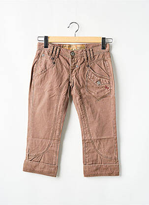 Pantalon trei sferturi maro FREEMAN T.PORTER femeie