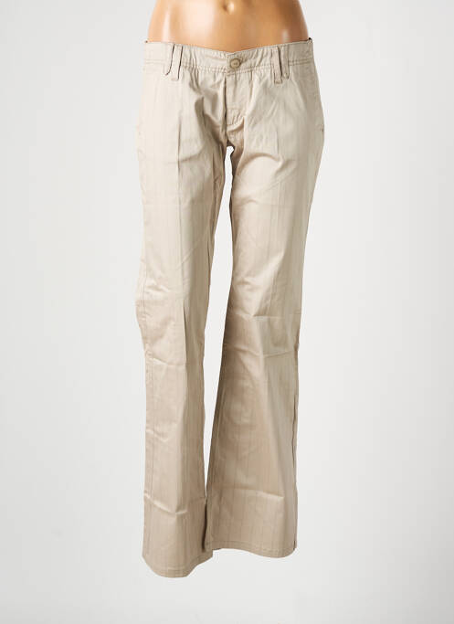 Pantalon evazat bej FREEMAN T.PORTER femeie