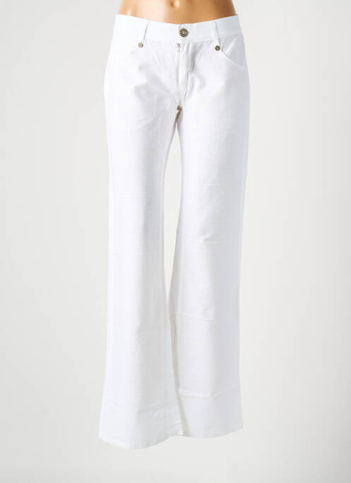Pantalon evazat alb FREEMAN T.PORTER femeie