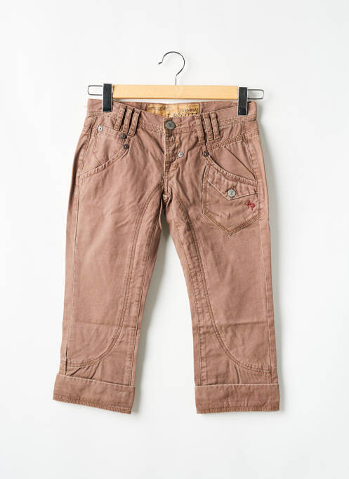 Pantalon trei sferturi maro FREEMAN T.PORTER femeie