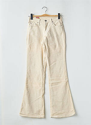 Pantalon evazat bej CIMARRON femeie