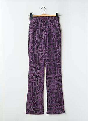Pantalon drept elasticitate mărime normală violet CIMARRON femeie