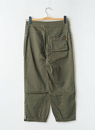 Pantalon trei sferturi elasticitate mărime normală verde CHEYENNE femeie