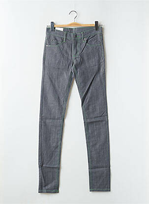 Blugi skinny țesătură brută mărime normală gri CHEAP MONDAY femeie