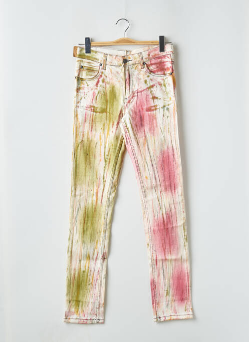 Blugi cu croială slim bej CHEAP MONDAY femeie