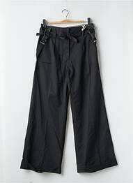 Pantalon larg talie cu cleme talie înaltă gri LTB femme