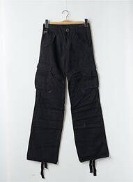 Pantalon cargo croială dreaptă mărime normală negru LOIS femeie