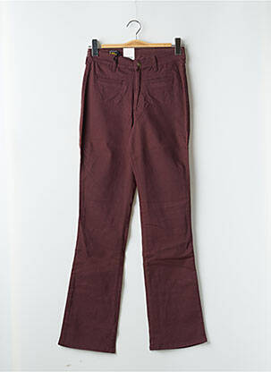 Pantalon drept roșu LEE femeie