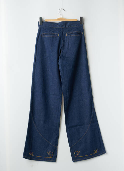 Blugi cu croială largă albastru KANA BEACH femeie