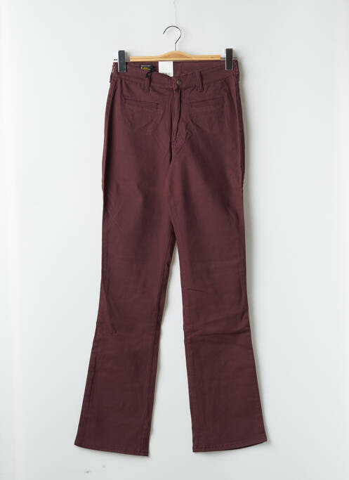 Pantalon drept roșu LEE femeie