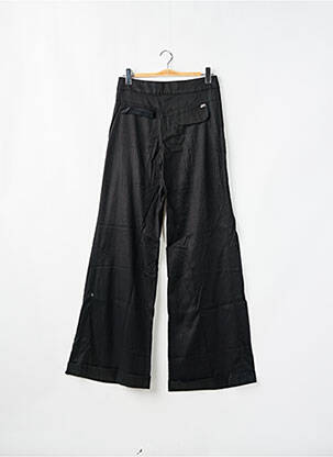 Pantalon larg țesătură poplin mărime normală negru MISS SIXTY femeie