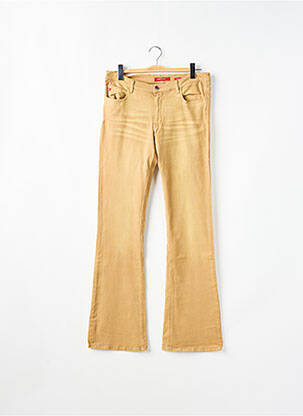 Blugi cu croială evazată bej MISS SIXTY femeie