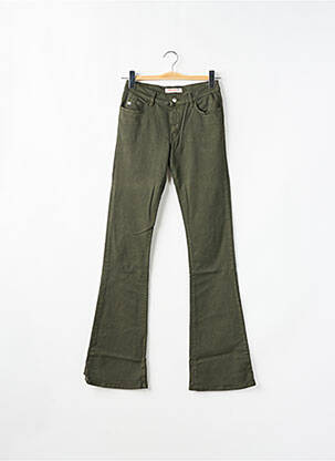 Blugi cu croială evazată verde MISS SIXTY femeie