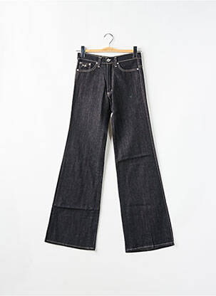 Blugi cu croială evazată negru MB10 femeie