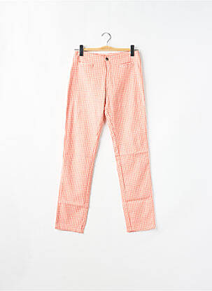 Pantalon slim țesătură poplin mărime normală roz LOLITA femeie