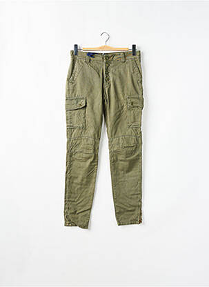 Pantalon cargo buzunare mărime normală verde MY PANTS femeie