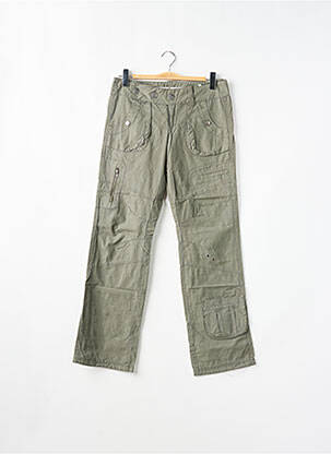 Pantalon drept elasticitate mărime normală verde ONLY femeie