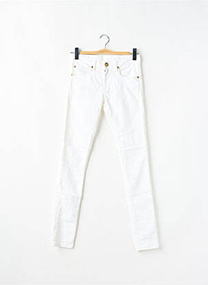 Blugi cu croială slim bej purple and pink femeie