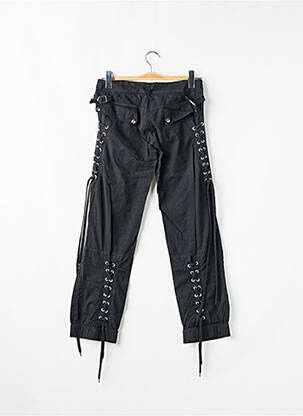 Pantalon drept țesătură poplin mărime normală negru PHARD femeie
