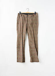 Pantalon chino țesătură poplin mărime normală maro RWD femeie