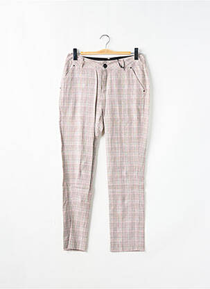 Pantalon chino țesătură poplin mărime normală roz RWD femeie