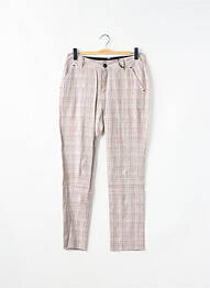 Pantalon chino țesătură poplin mărime normală roz RWD femeie