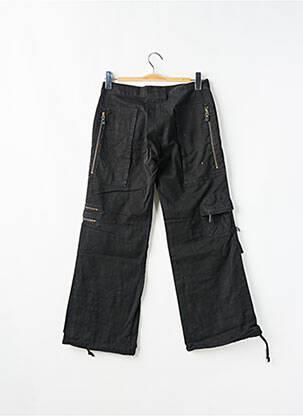 Pantalon cargo croială dreaptă negru RWD femeie
