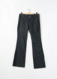 Pantalon evazat mărime normală mărime normală negru RWD femme