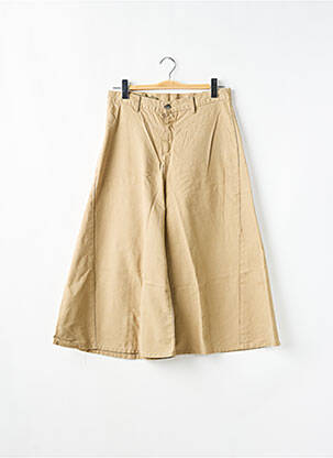 Pantalon larg bej RWD femeie