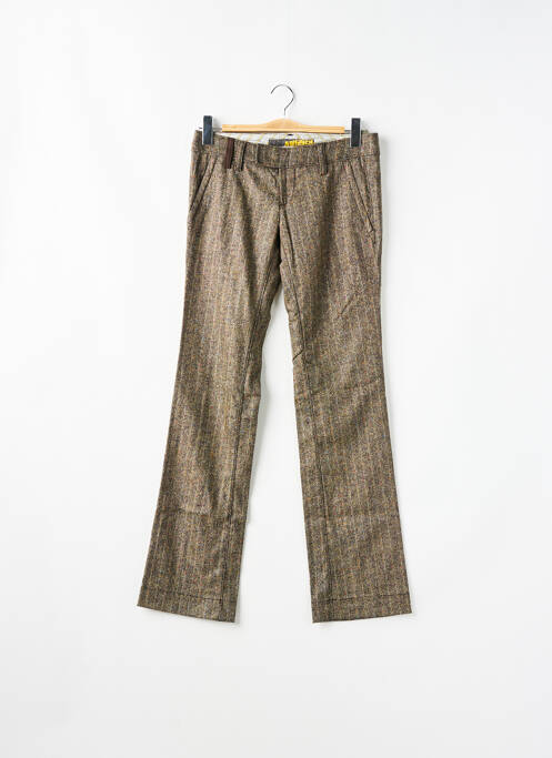 Blugi cu croială evazată bej #154859 femeie