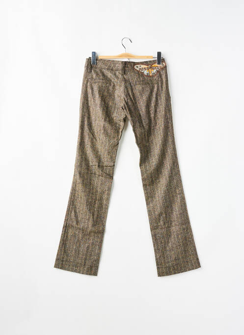 Blugi cu croială evazată bej #154859 femeie