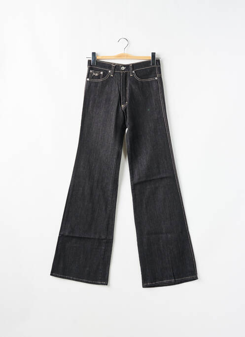 Blugi cu croială evazată negru MB10 femeie