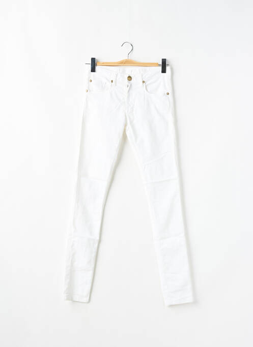 Blugi cu croială slim bej purple and pink femeie