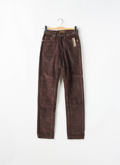 Blugi cu croială slim maro REDWOOD femeie