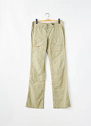 Pantalon drept verde SCHOOL RAG femeie