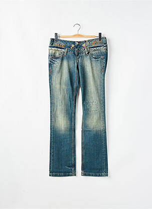 Blugi cu croială dreaptă albastru SCHOOL RAG femeie