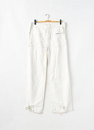 Pantalon drept alb SCHOOL RAG femeie