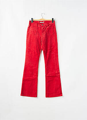 Blugi cu croială evazată roșu SCHOOL RAG femeie